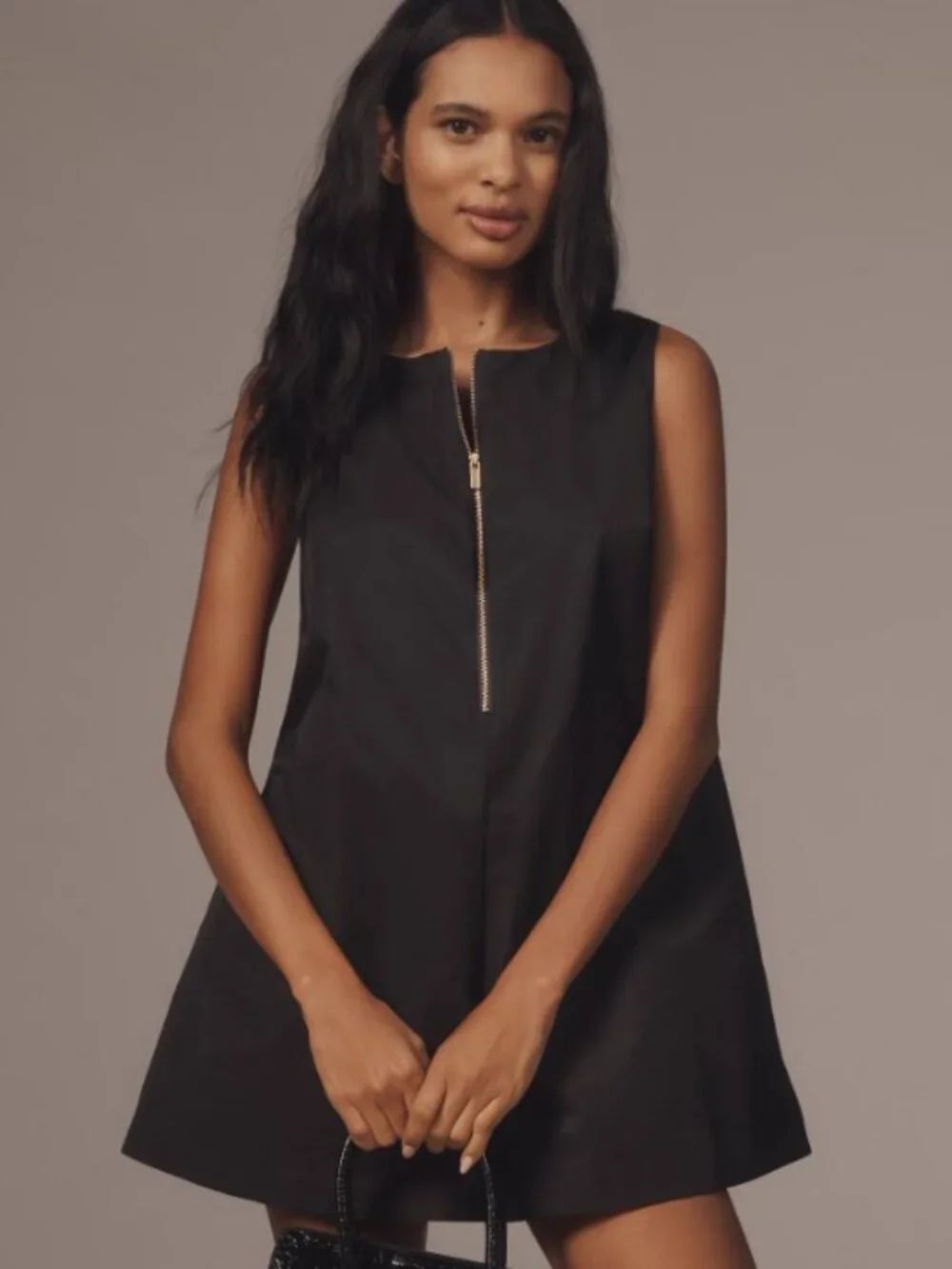Anthropologie Reversable Sleeveless Front-Strap Deep-V Romper Sz L NWOT
